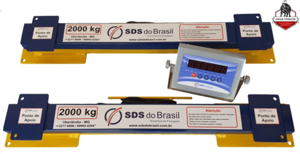 Balança para gado - Barras com Indicador de Pesagem